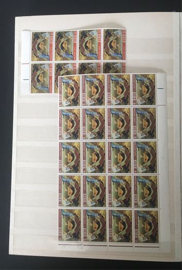 1970-1990s Ireland Used and Mint in Blue 32 page 16 leave Stamp Stockbook