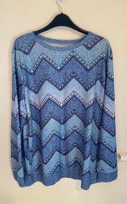 Blue Long Sleeved Sweatshirt Size XL BNWOT