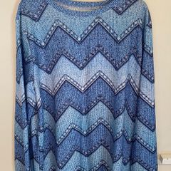 Blue Long Sleeved Sweatshirt Size XL BNWOT