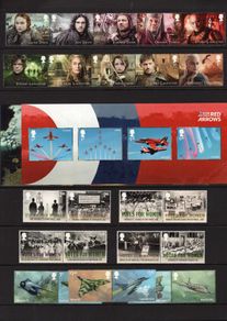 2018 Great Britain Commemorative Stamps Year Pack (includes 5 image showing contents)