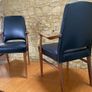 Very rare mid-century dining table and chairs Image 2