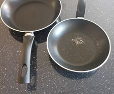 Two frying pans