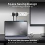 Four Socket Extension Lead, 5 Metre Cable, Unswitched, 4-Way Plug Extension Cable, Power Strip, Basic Power, White, 13A, 4G, 5m, BFG5N Image 3