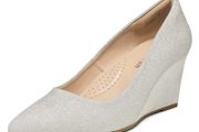 Brand new DREAM PAIRS Women s Pumps Plain Wedge Heel Shoes