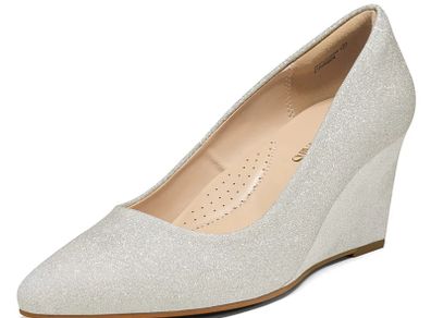 Brand new DREAM PAIRS Women s Pumps Plain Wedge Heel Shoes
