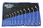 12 Piece Double Offset Ring Spanner Set
