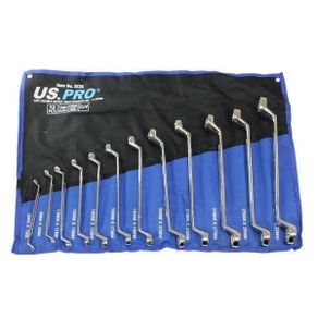 12 Piece Double Offset Ring Spanner Set