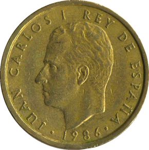 100 Pesetas - Juan Carlos I, "CIEN", SPAIN, 1986
