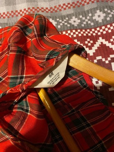 girls tartan dress sized 11-12yrs