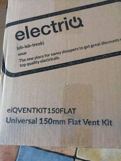BNIB flat vent kit