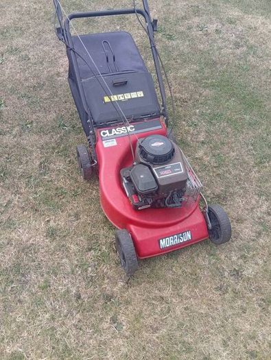 petrol lawnmower