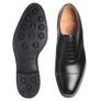 CHEANEY Harrington R Capped Oxford in Black Calf Leather | Rubber Sole Image 6