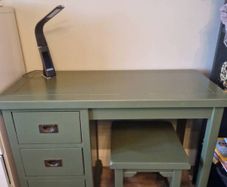 Dresser, locker and matching stool