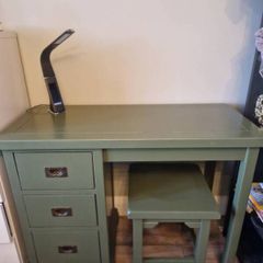 Dresser, locker and matching stool