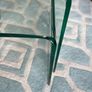 Contemporary Bent Glass Nesting Tables Image 9