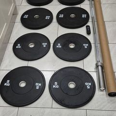 brand new olympic bumper weught set C