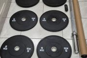 brand new olympic  bumper weight set C
