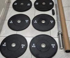 brand new olympic  bumper weight set C