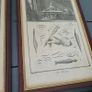 18th century set of four framed "Art D'Ecrire" copper plate calligraphy prints Image 3