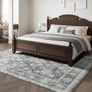 Area Rug, 8 x 10 ft Large Washable Rug, Non-Slip and Tear-Resistant Soft Carpet, Pet & Child Friendly Vintage Area Rugs, Indoor Mat for Bedroom, Living Room Image 6