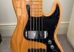 Fender Marcus Miller Jazz Bass V - Made in USA (2005, Natural Ash, Active/Passive, Excellent Tone)