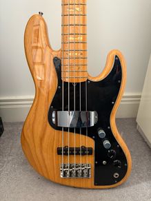 Fender Marcus Miller Jazz Bass V  USA Corona 2005 Natural Ash 5 String