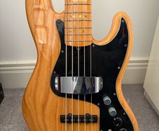 Fender Marcus Miller Jazz Bass V - Made in USA (2005, Natural Ash, Active/Passive, Excellent Tone)
