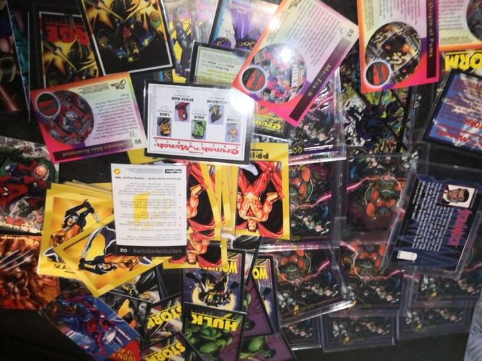 1990s comics cards 100pcs
