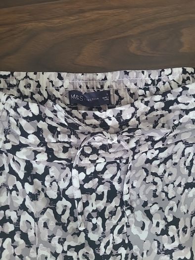 M & S wide leg trousers