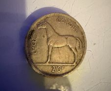 1964 half crown coin