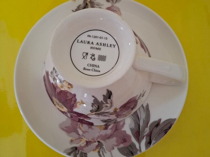 Laura Ashley Bone China (Teapot Cup & Saucer)
