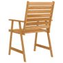 9 Piece Garden Dining Set Solid Acacia Wood Image 7