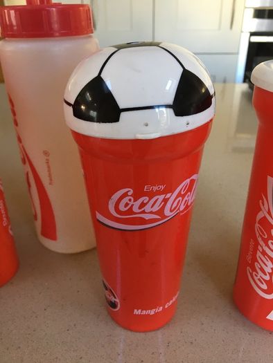Coca Cola Plastic bottles/Beakers/Cups 2 Euro each