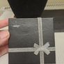 Black Silver Crystal Necklace with Gift Box Image 3