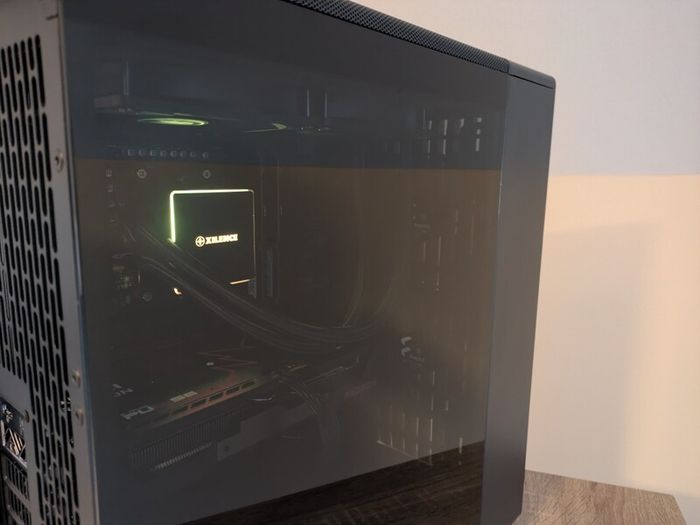 High Spec Desktop Tower PC with monitor and keyboard