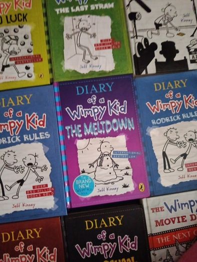 diary of a wimpy kid books