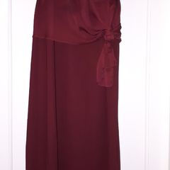 Burgundy George Dress Size 12