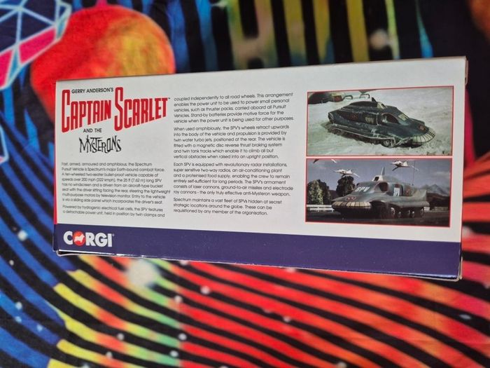Corgi Captain Scarlet (Classic) -Spectrum Pursuit Vehicle (SPV) Die-Cast CC96308