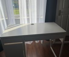 white ikea desk