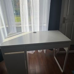 white ikea desk