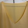 Yellow V Neck Long-Sleeve Shirt with button up Image 3