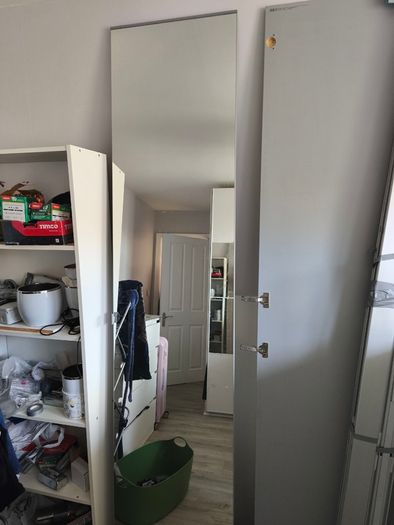 Ikea pax mirrored doors