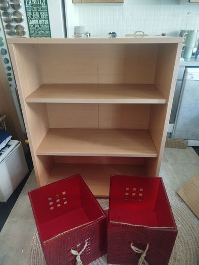 Unit, boxes, drawers, desk top, bed frames