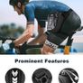 Drop Leg Bag, [Expandable Storage] Motorcycle Leg Bag, EVA Hardshell Durable Hiking Waist Pack, Reflective Strip & Adjustable Strap, Hip Pouch for Men Women Cycling Running Traveling Image 5