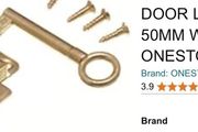 Sideboard/ Cabinet Lock &amp; Key