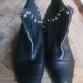 Free Zara Ladies Leather Boots Size UK 7 EU 40 Image 2