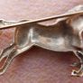 Vintage 375 Gold 9ct Yellow Gold Horse Brooch Image 9