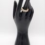 Signed Elanza Sterling Silver Cubic Zirconia Ring Image 10