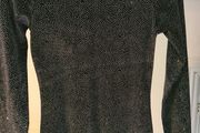 Club L black dress with Silver sparkle BNWT