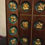 Vintage Wooden Stations of the Cross Triptych Image 2